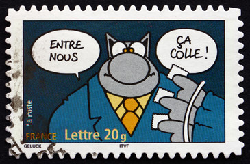Postage stamp France 2005 Cat, Comics by Philippe Geluck