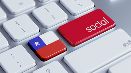 Fototapeta premium Chile Social Concept