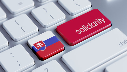 Fototapeta premium Slovakia Solidarity Concept