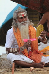 Heiliger Sadhu in Indien