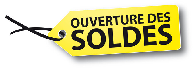 ETIQUETTE OUVERTURE DES SOLDES