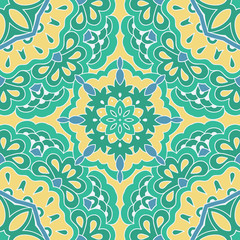 Arabesque seamless pattern.