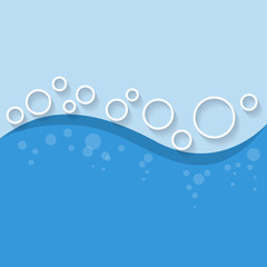 Vector Wash background, flat design