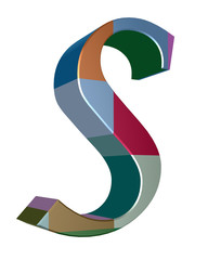 3d letter collection - S