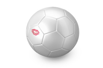 Fototapeta premium Soccer Ball Kiss