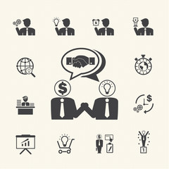 Idea icons, Business success