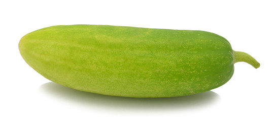 Cucumber on white background