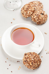 Cookies and cup of tea