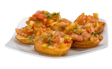 Bruschetta with tomato