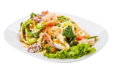 Asian seafood salad