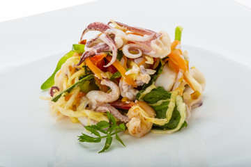 Asian seafood salad