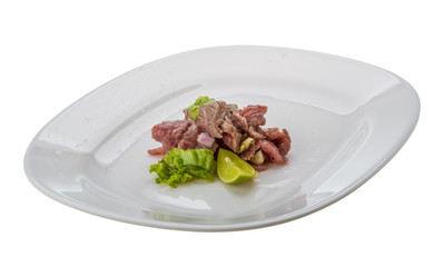 Beef carpaccio