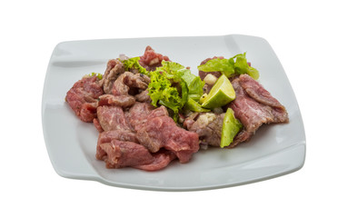 Beef carpaccio