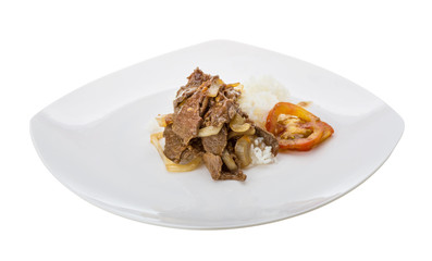 Beef with rice