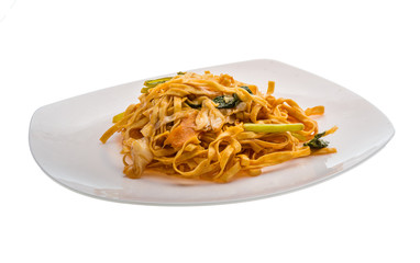 Fried noodles with vegetables