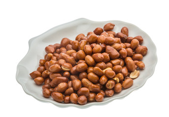Fried peanuts heap