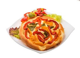 Pizza with bulgarian pepper