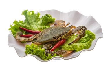 Raw crab