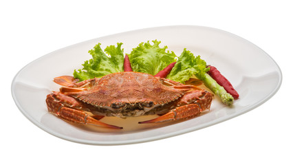 Boiled crab
