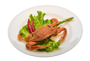 Boiled crab