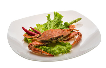 Boiled crab