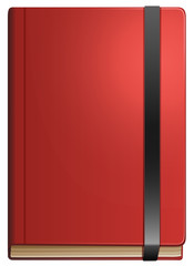 A topview of a notebook