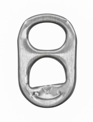 ring pull isolated on a white background