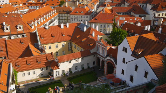 Beautiful cityscape of Prague
