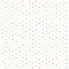 Polka dots vector illustration seamless texture background