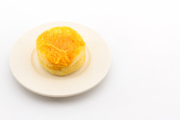 Ancient Thai dessert "egg cake recipe.