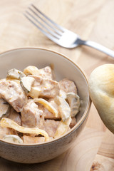 cold salad of sausages