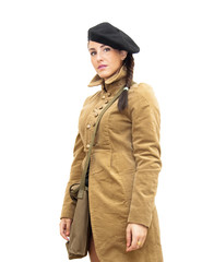 Fototapeta premium Beautiful Woman With Jacket
