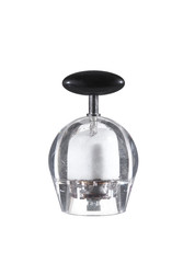 modern salt shaker in white background