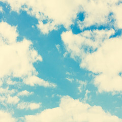 cloudy sky, grunge and vintage image