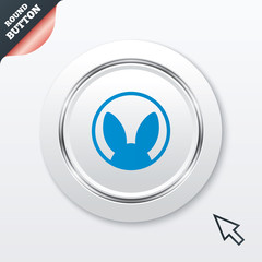 No animals testing sign icon. Not tested symbol