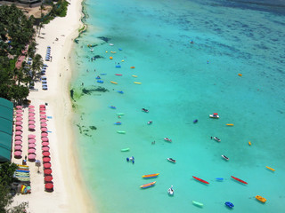 Beach in Guam island, USA, Pacific ocean