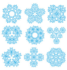 Nice abstract flower elements