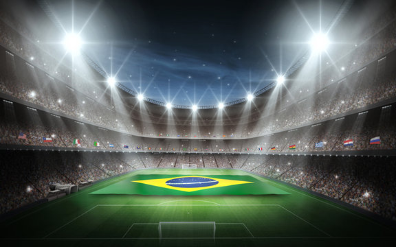 Stadium Brasil flag