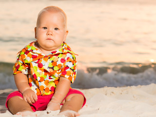 Baby on the beach