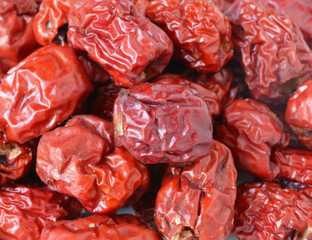 Red jujube isolated