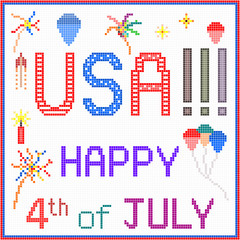 Happy July 4th in Pixels