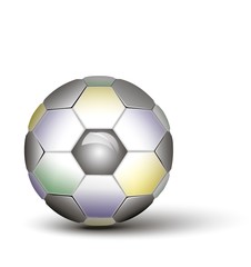 Fototapeta premium Bright football.