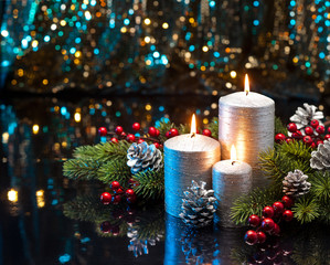 Three Silver Candles