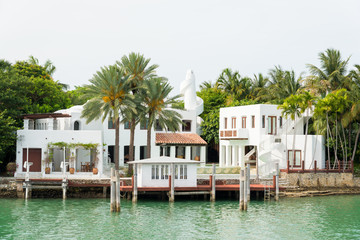 Luxurious mansion on Star Island in Miami