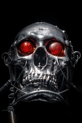 Skull of a human size robot