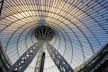 The inner side of the KHAN SHATYR cupola