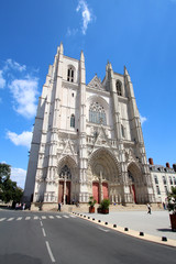 Fototapeta na wymiar France / Nantes / Cathédrale St-Pierre et St-Paul 