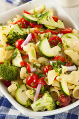 Healthy Homemade Pasta Salad