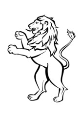 Lew lion © wyobraznia