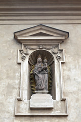 Sculpture of St. George's Convent